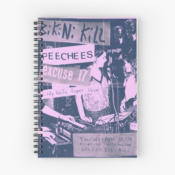 Artikelvorschau, Bikini Kill Konzertplakat entworfen und verkauft von Raggedy-Wands.