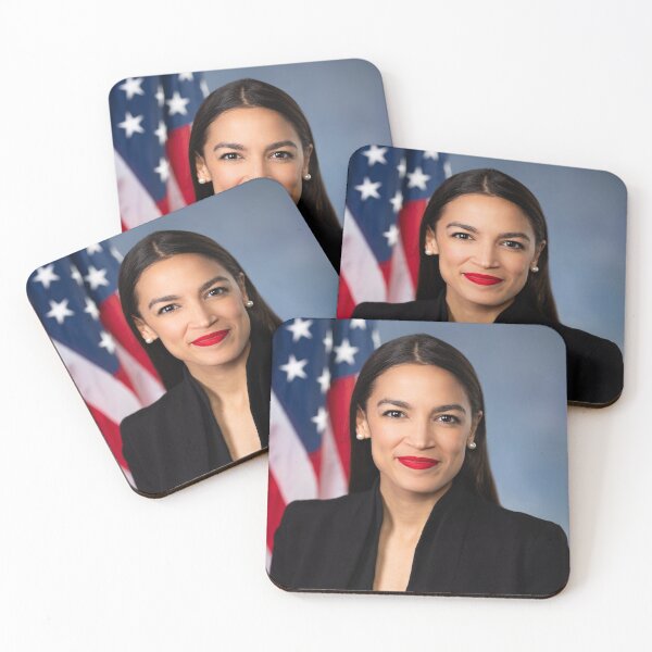 Item preview, Alexandria Ocasio Cortez AOC Portrait Photo designed and sold by SolanaHouse.