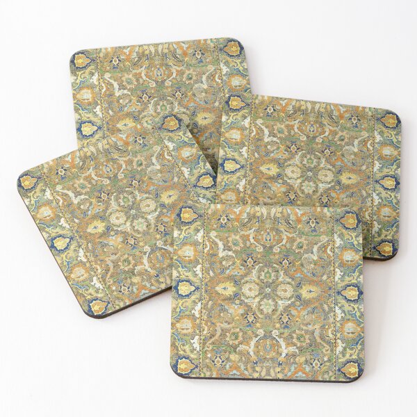 Item preview, Safavid 'Polonaise' 17th Century Persian Carpet Print designed and sold by Vicky Brago-Mitchell®.