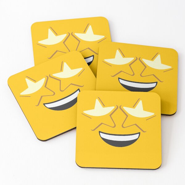 Item preview, Emoticon icons Star Eyes Face Halloween Group Costume Idea designed and sold by fermo.