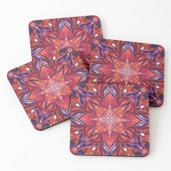 Item preview, Swirl Pattern - Scarlet Flower designed and sold by RobainaDesigns.