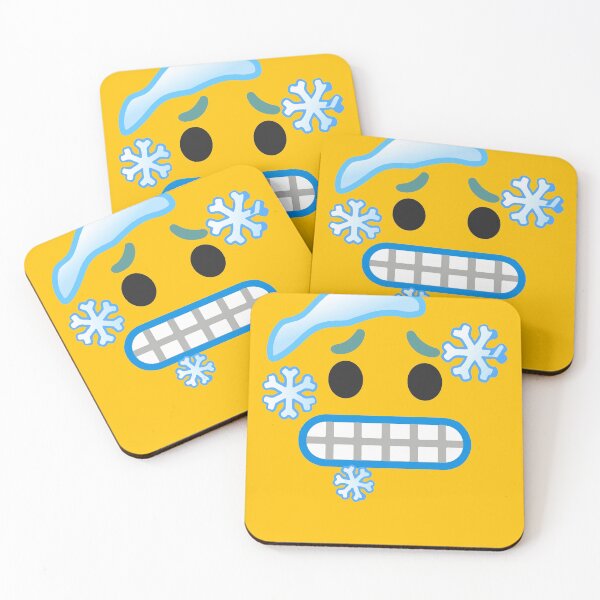 Item preview, Emoticon icons Cold Face Halloween Group Costume Idea designed and sold by fermo.