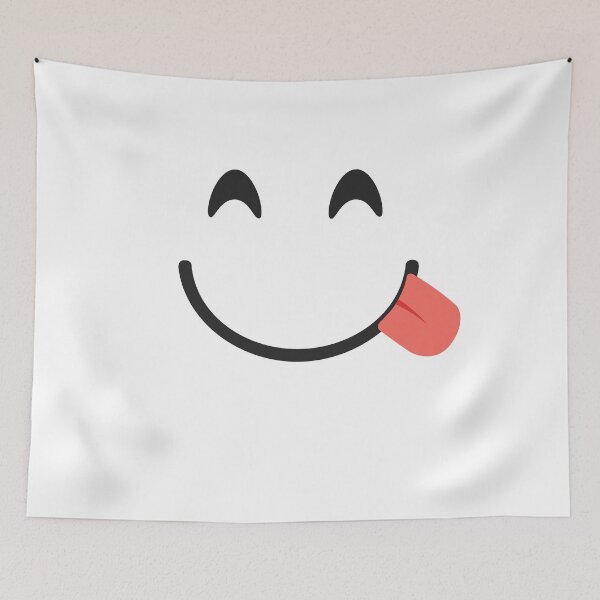 Item preview, Emoticon icon Happy Tongue Face Halloween Group Costume Idea designed and sold by fermo.