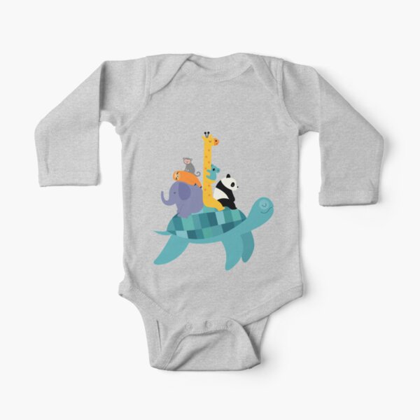 Travel Together Long Sleeve Baby One-Piece