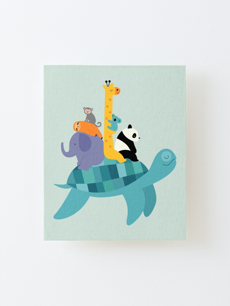 Alternate view of Travel Together Mounted Print