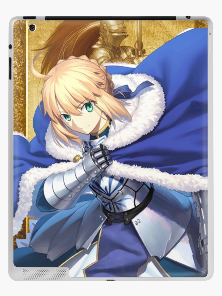 Fate Grand Order Fgo Artoria Pendragon King Arthur Saber Gold Back Ipad Case Skin By Wabobabo Redbubble