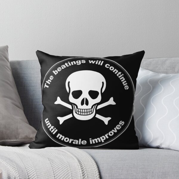 Item preview, The Beatings Will Continue Gag Gift Clock designed and sold by AMagicalJourney.