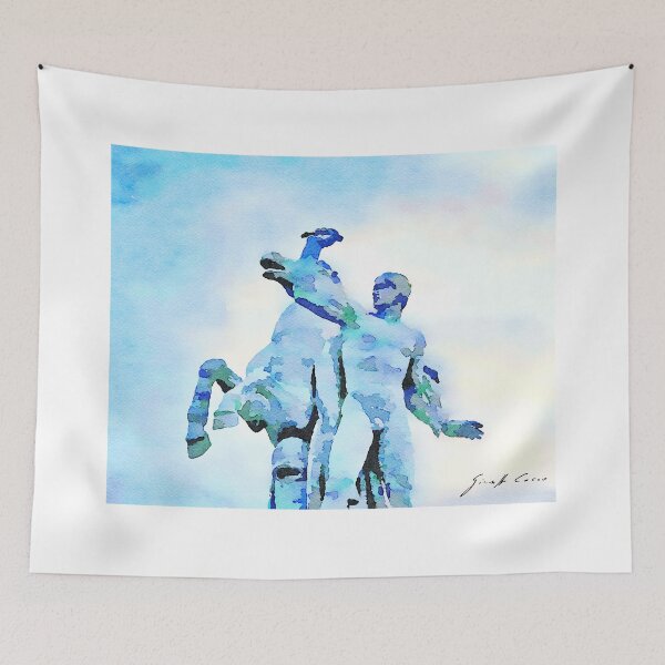 Item preview, Roma EUR: monument with man and horse designed and sold by Giuseppe Cocco.