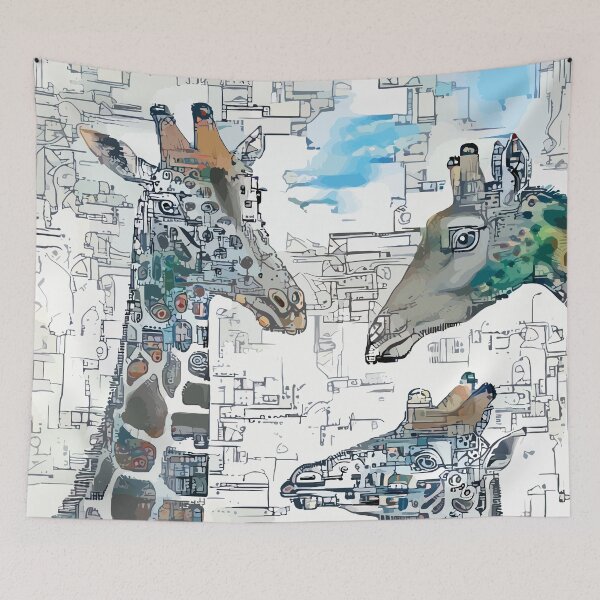 Item preview, Robot Giraffes designed and sold by wilhelmgott.
