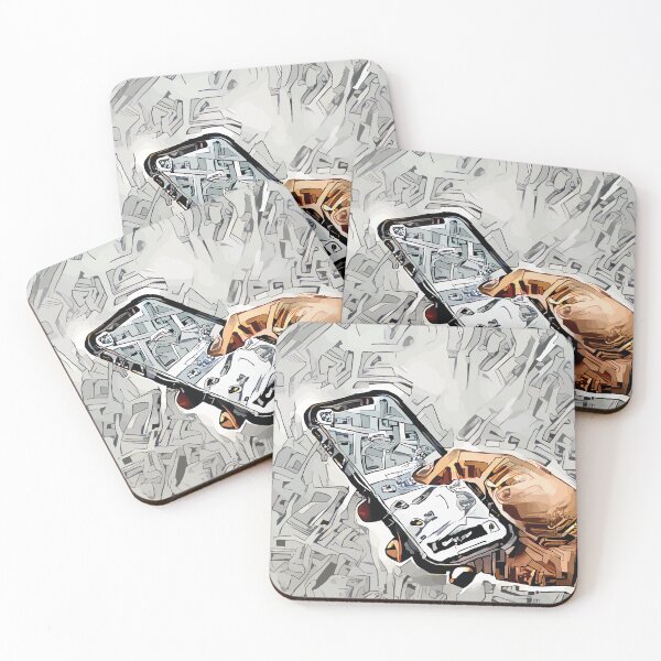 Item preview, Cell Phone User Hand designed and sold by wilhelmgott.