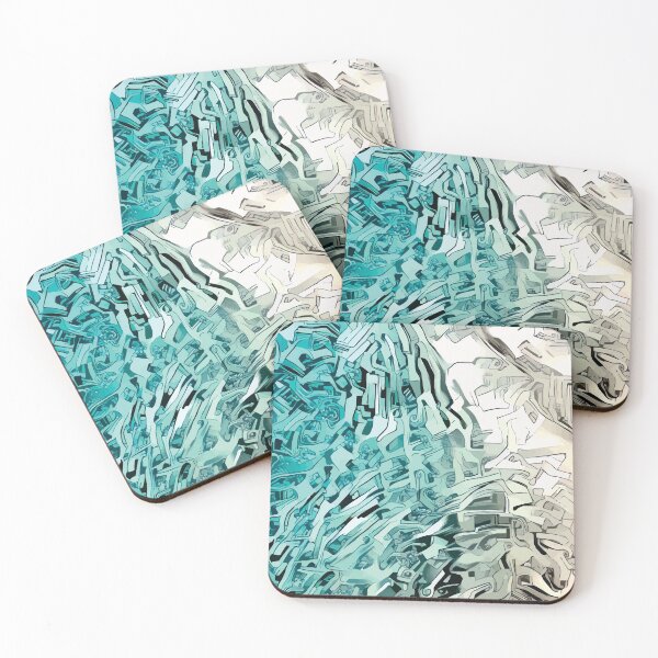 Item preview, Abstract Ocean waves designed and sold by wilhelmgott.