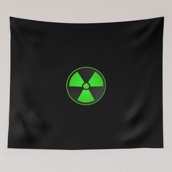 Aperçu de l'œuvre Symbole radioactif vert créée et vendue par AMagicalJourney.