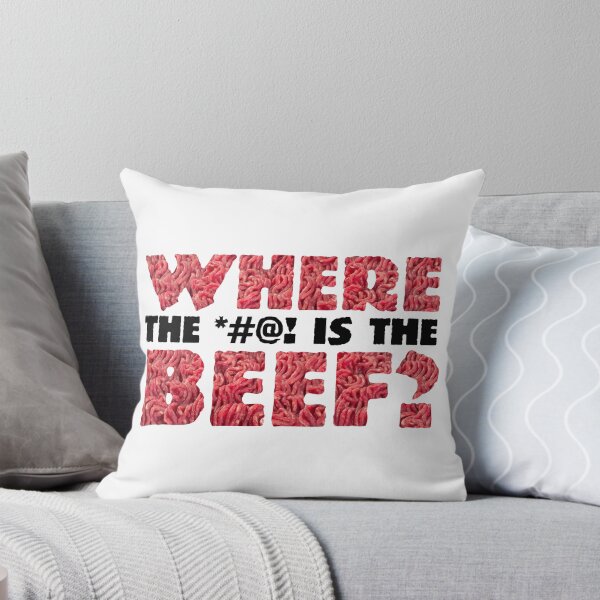 Item preview, WHERE the BLEEP is the BEEF (Full Colour, Black) designed and sold by joelcaron.