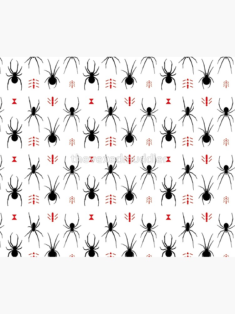 Latrodectus Black Widow spider pattern by thevexedmuddler
