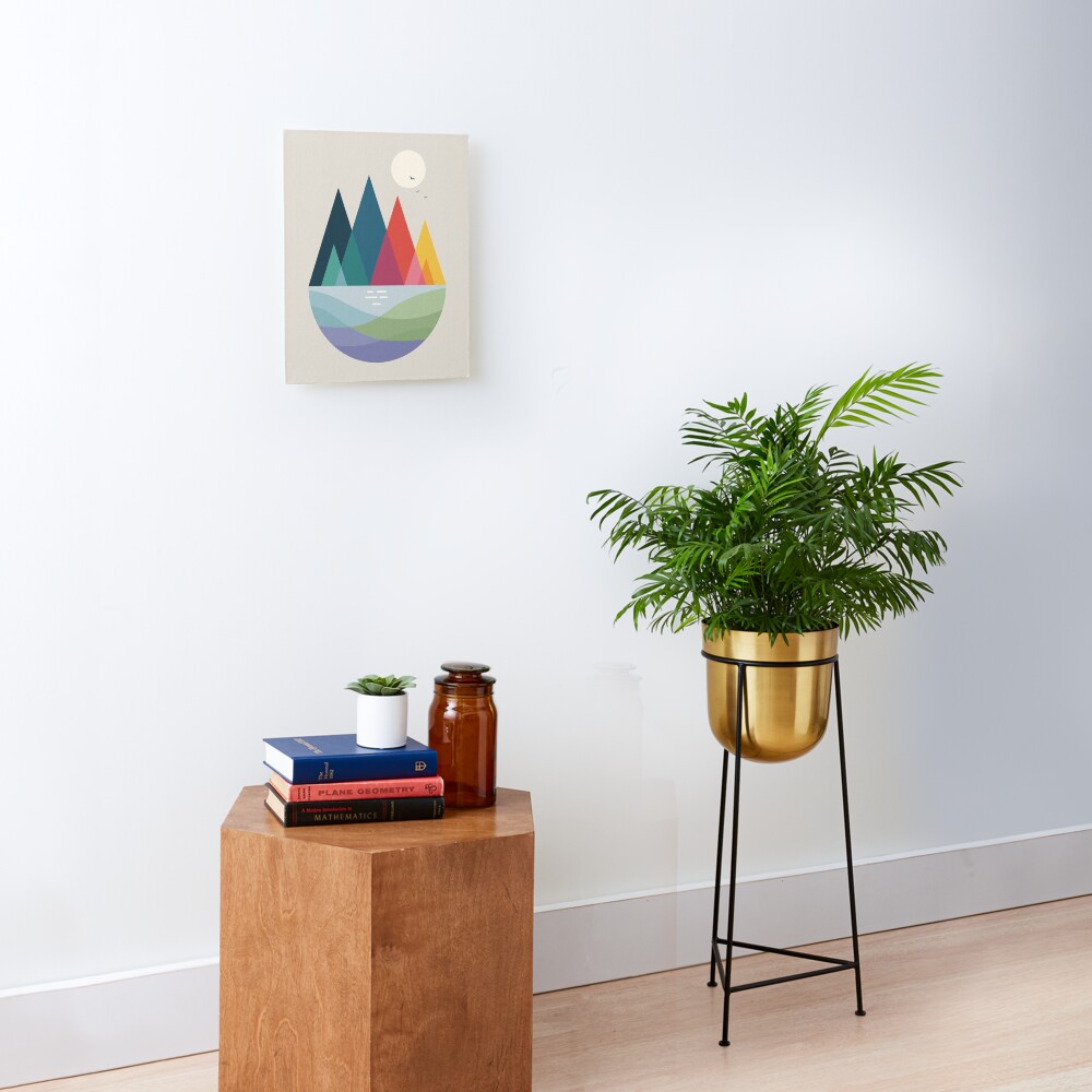 Somewhere Mounted Print