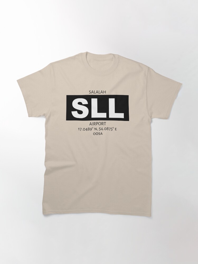 Alternate view of Salalah Airport SLL Classic T-Shirt