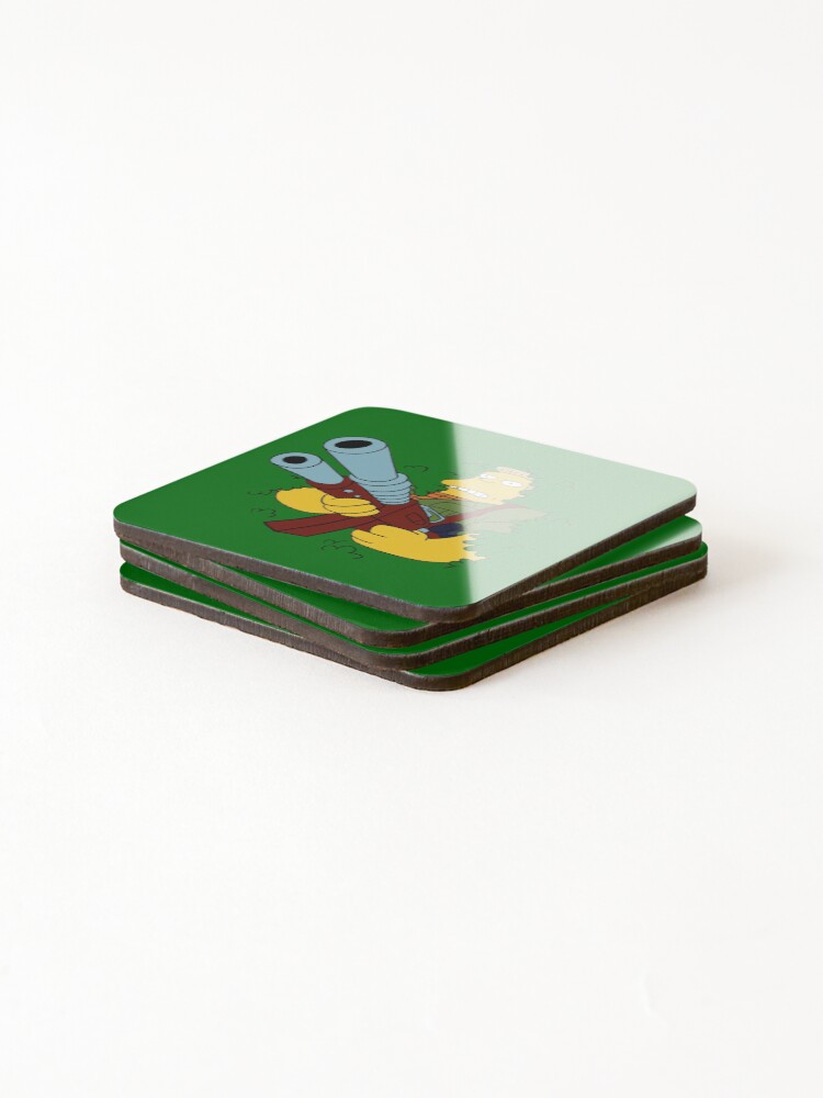 Thumbnail 4 of 5, Coasters (Set of 4), Action Bush designed and sold by CCCDesign.