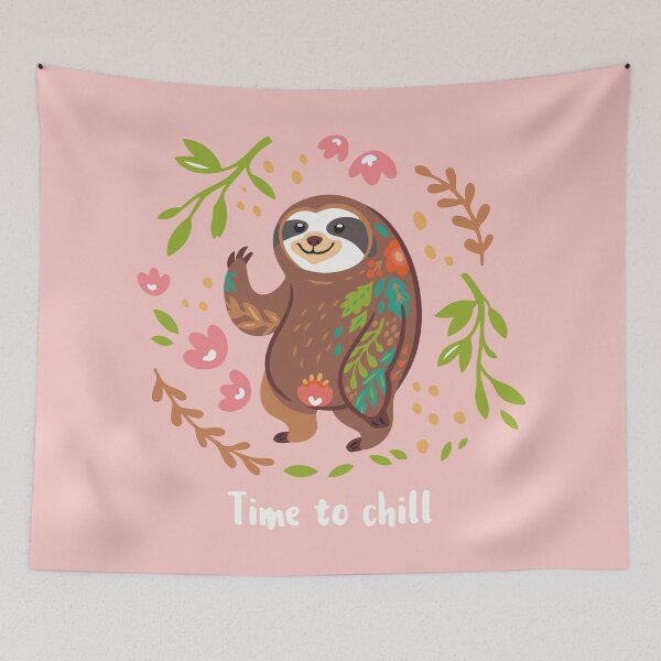 Item preview, Time To Sloth Chill designed and sold by Starquake.