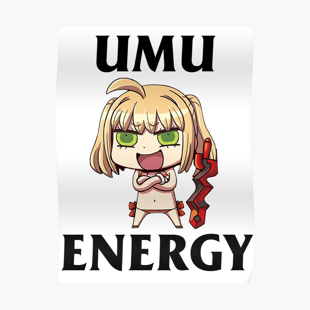 fate grand order fgo nero claudius caster umu meme sticker by wabobabo redbubble redbubble