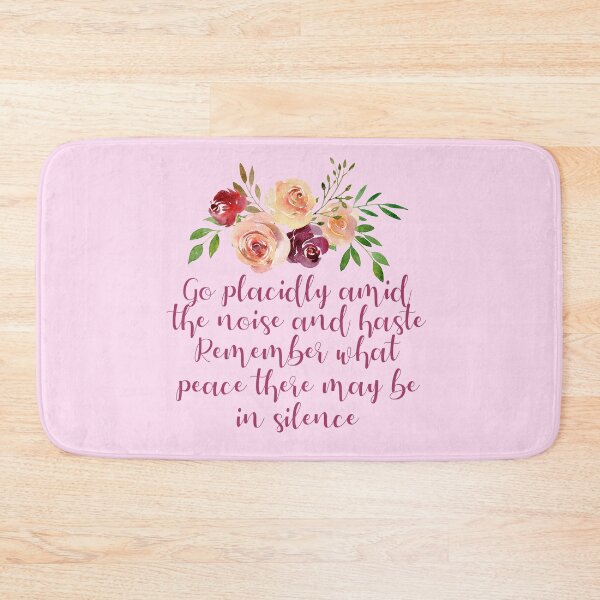 Item preview, Desiderata Poem- Go Placidly Amid the Noise designed and sold by Epic Love Designs.