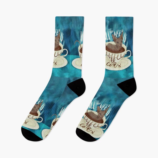 Item preview, All you need is coffee and cats designed and sold by AnanasArt.