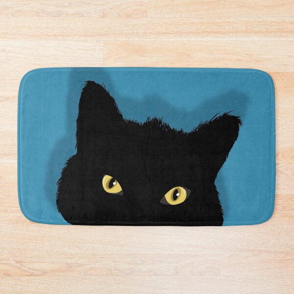 Item preview, Black Cat with Yellow Eyes designed and sold by HectorCantres.