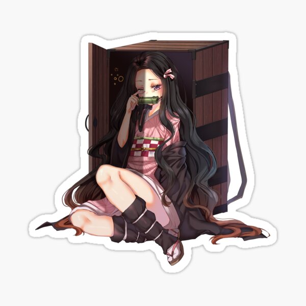 Sleepy Nezuko Pegatina