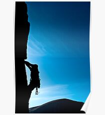 Rock climber Poster