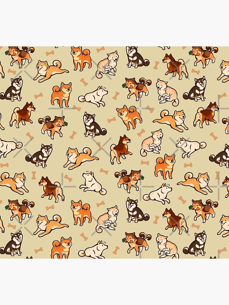 shibes in cream by Colordrilos