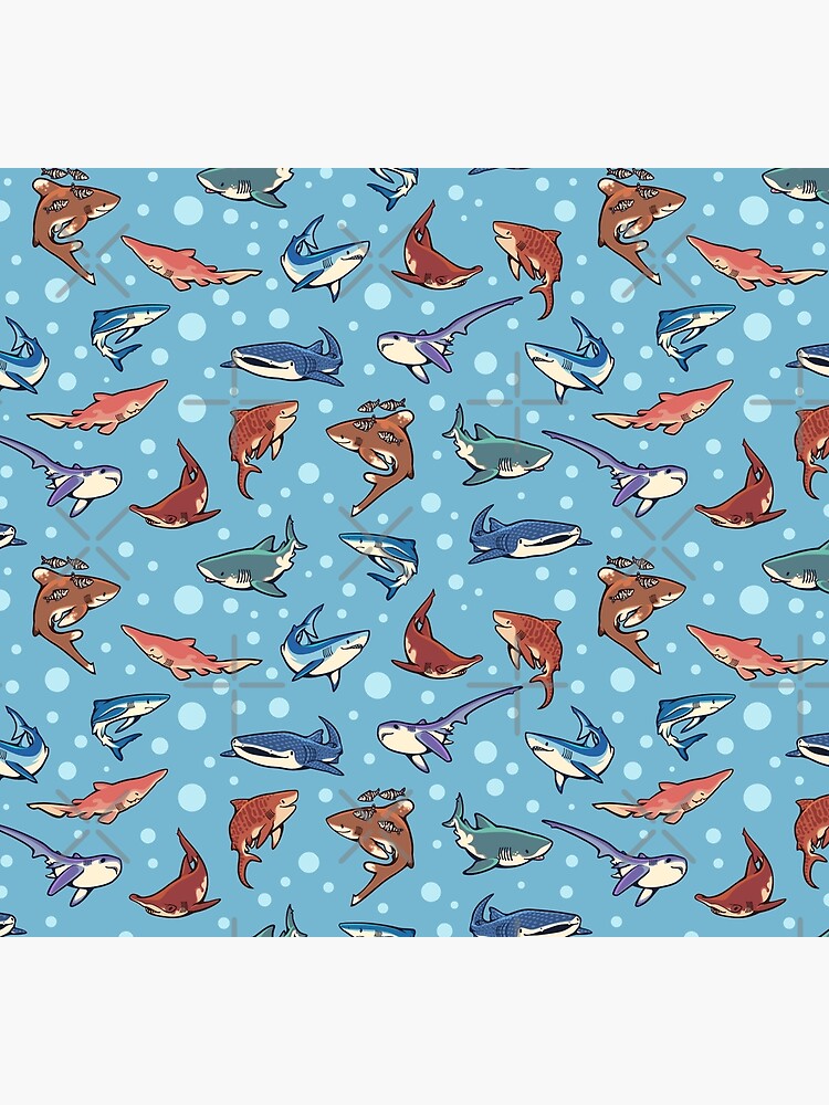 Sharks in the light blue by Colordrilos