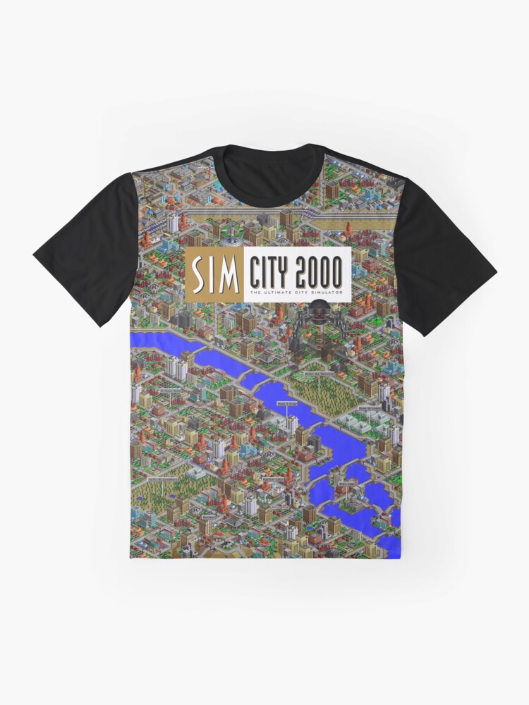 "SimCity 2000 Sim City HD" Tshirt for Sale by hangman3d Redbubble