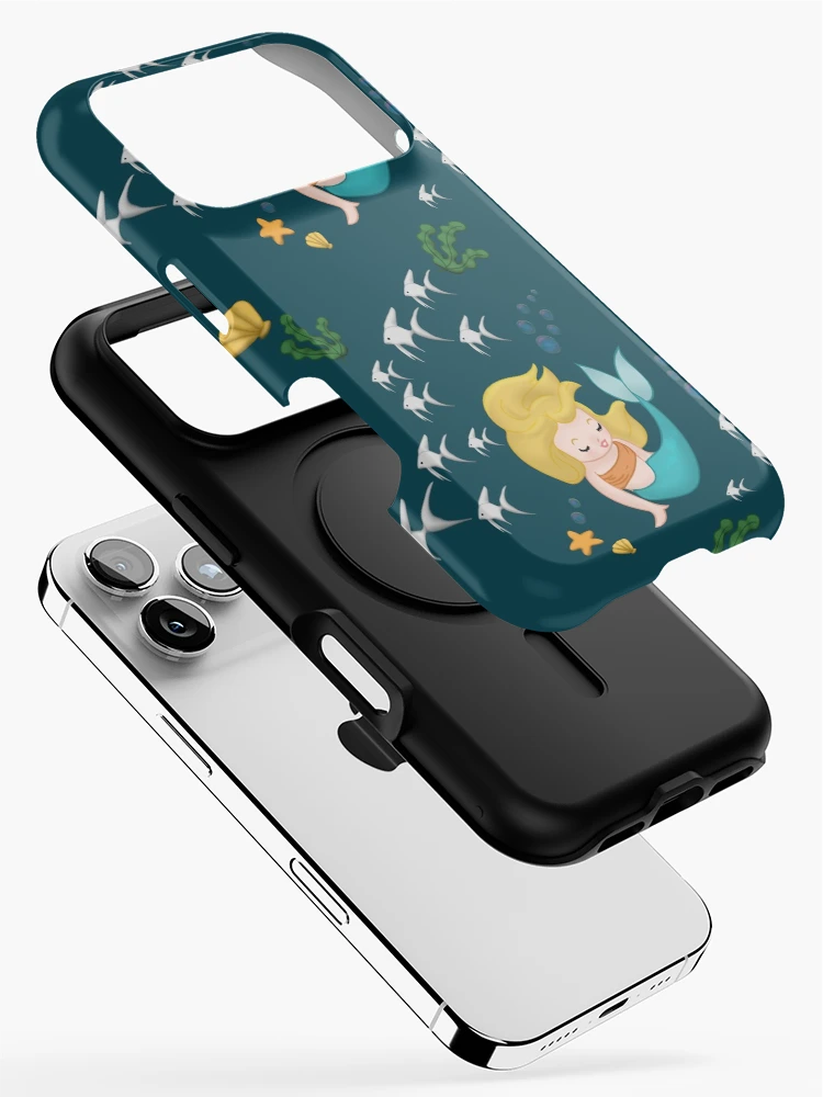 Thumbnail 2 of 4, iPhone Case, Mermaid Pattern designed and sold by SquibbleDesign.