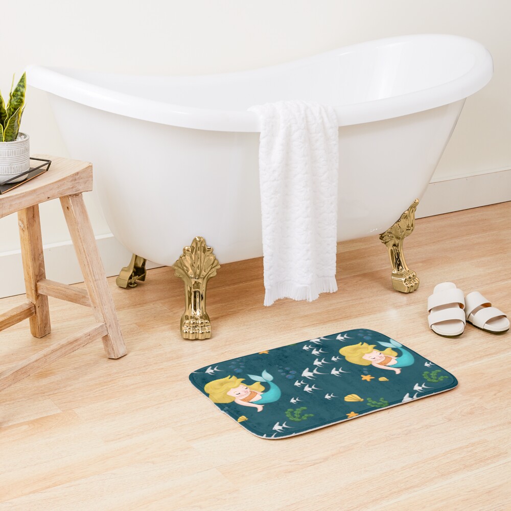 Item preview, Bath Mat designed and sold by SquibbleDesign.