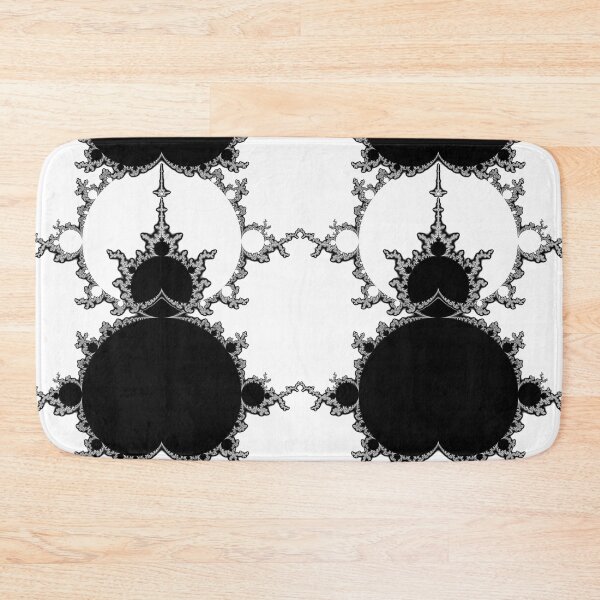 Item preview, Mandelbrot Set - Monochrome Outline  designed and sold by Rupert Russell.