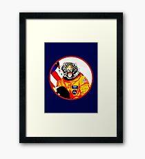 Astronaut Tiger Framed Print
