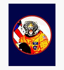 Astronaut Tiger Photographic Print
