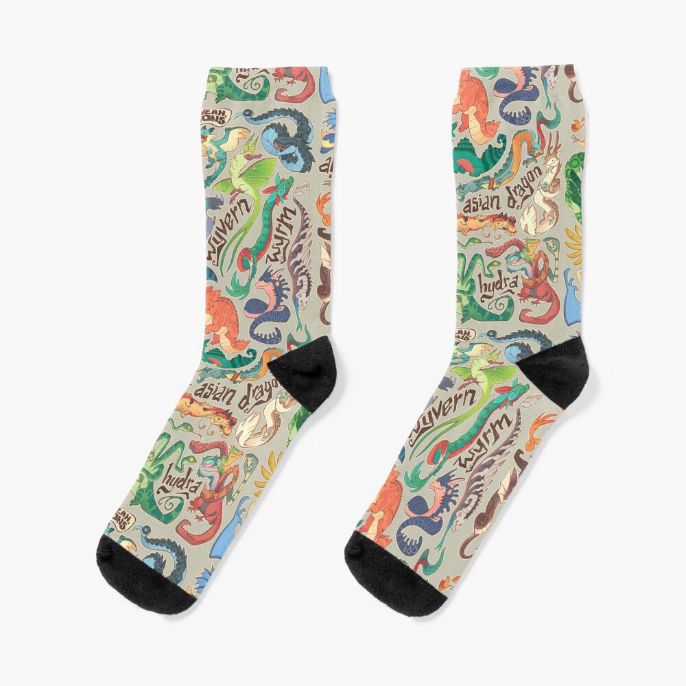 Mini dragon compendium Socks