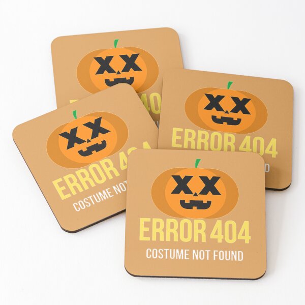 Item preview, Error 404 Costume Not Found Halloween Pumpkin designed and sold by edilbertobuitrago.