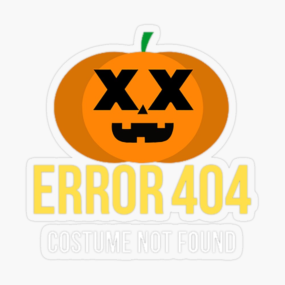 404 Not Found ハロウィンかぼちゃ5/7 Error 404 Costume Not Found Halloween Pumpkin