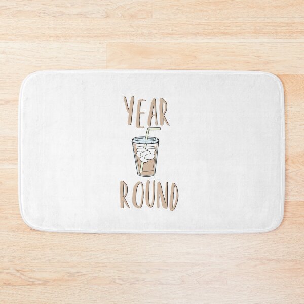 Item preview, iced coffee year round designed and sold by thatbookgal.