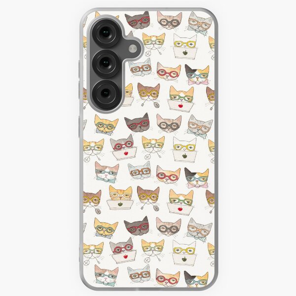 Item preview, Cats in Glasses Pattern designed and sold by KilkennyCat Art.