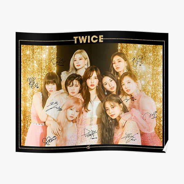 TWICE 트와이스 - Feel Special : Group (With PRINTED Autographs) | Design #3 Poster