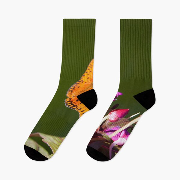 Item preview, Orange butterfly pollinating. designed and sold by Allen Penton.