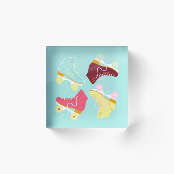 Roller skate love Acrylic Block