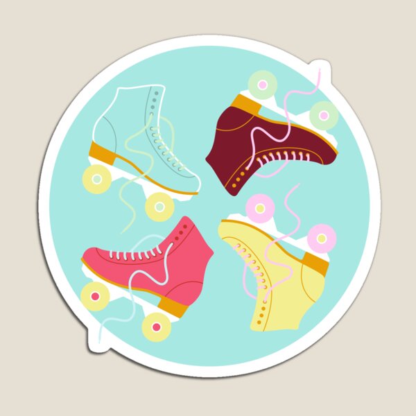 Roller skate love Magnet