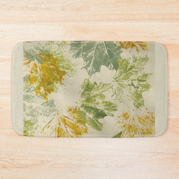 Item preview, Maple Leaves Hand Painted in bayberry, mustard and ivory designed and sold by djrunnels.