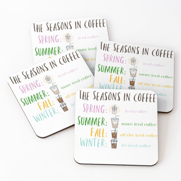 Item preview, every season is iced coffee season designed and sold by thatbookgal.