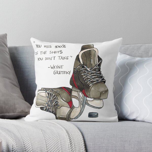 Hockey Throw Pillow