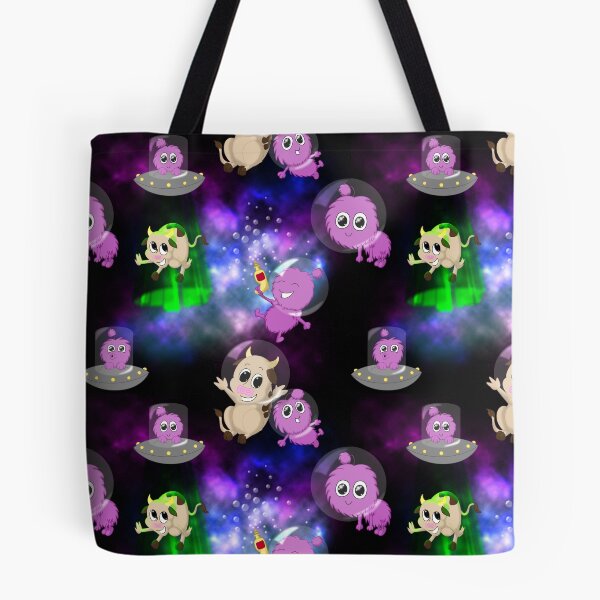 Aperçu de l'œuvre Aliens vs vaches créée et vendue par SquibbleDesign.