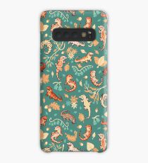 Autumn geckos in green Case/Skin for Samsung Galaxy
